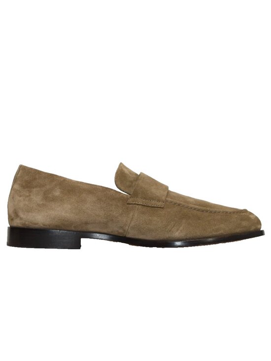 New! Vince Men\'s Montebello Suede Penny Loafers Flint Brown 12M US DD533 main image 5